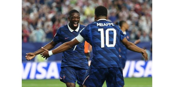 Frankreich besiegte den Irak mit 3-0